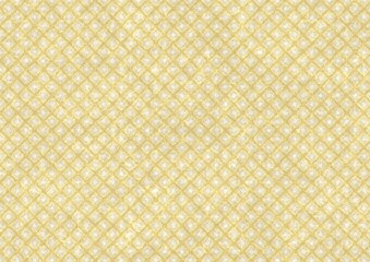 和紙に描かれた白金の鹿の子模様、日本の伝統模様素材