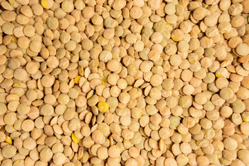Lentil background texture Natural organic lentils for a healthy diet.