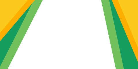 abstract triangular yellow green bio technology business background 
