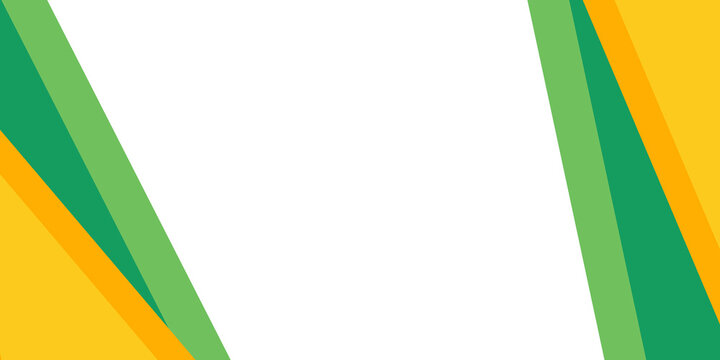 abstract triangular yellow green bio technology business background 