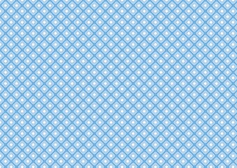 和紙に描かれた青色の鹿の子模様、日本の伝統模様素材