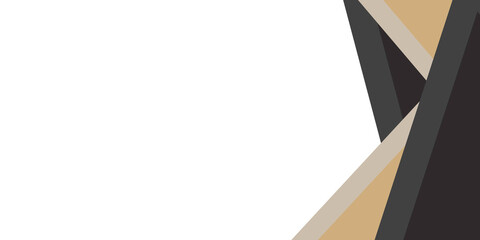 Black brown white abstract triangles background