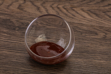 Traditional Barbicue sauce in the bowl