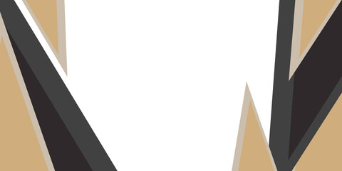 Black brown abstract flat triangles background
