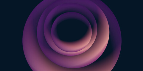 Technology dark pink purple abstract 3D presentation background