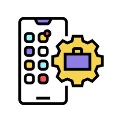 crowdsourcing business color icon vector. crowdsourcing business sign. isolated symbol illustration