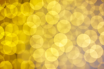 unfocused garland lights with bokeh effect