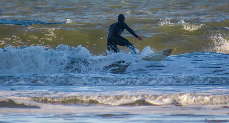 surfer in action