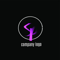 initial letter handwriting and signature logo