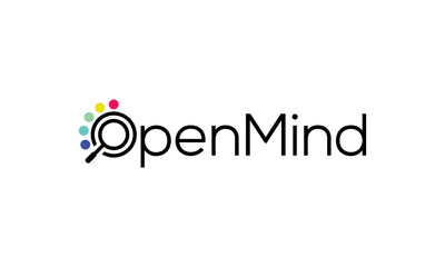 Creative Vector Illustration Logo Design. OpenMind Logo Concept.