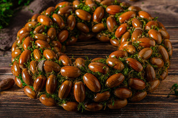 Still life advent wreath