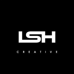 LSH Letter Initial Logo Design Template Vector Illustration	
