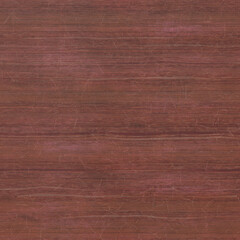 Rosewood is a dark red-brown shade with chips and scratches. 3D-rendering