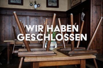Corona Pleitewelle Gastronomie Restaurant geschlossen Insolvent Deutsch
