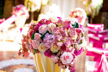 Hall for weddings. Exit registration for the bride and groom. Turnkey wedding 