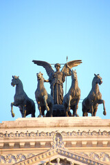 Obraz premium Victor Emmanuel II National Monument of Rome, Italy 