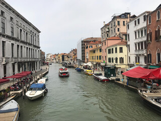 Fototapeta na wymiar view of Grand Canal in Venice, Italy