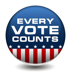 Vote Badge - every vote counts