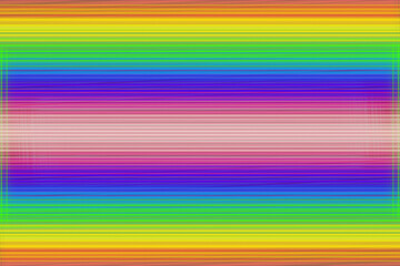 Abstract many layers of color in horizontal view