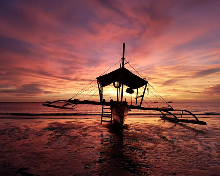 The most beautiful sunset in the Philippines
