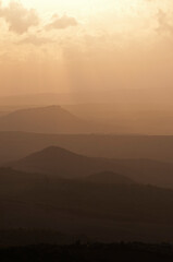 Landscape at Val d'Orcia, Tuscany, Italy.