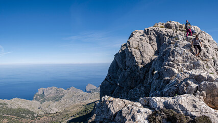 Penyal de Migdia-Puig Major, Mallorca, Balearic Islands, Spain