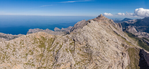 Penyal de Migdia-Puig Major, Mallorca, Balearic Islands, Spain