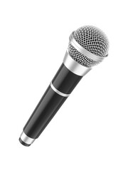 3d rendering microphone isolated