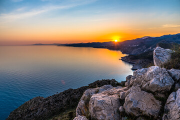 La Herradura, Playa de Granada, Atardecer