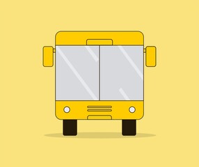 design about simple bus icon