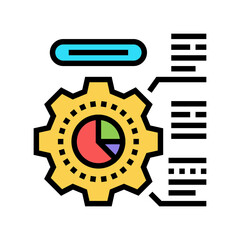 employee working process color icon vector. employee working process sign. isolated symbol illustration