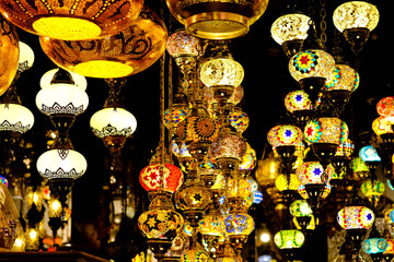 Beautiful traditional handmade Turkish lamps