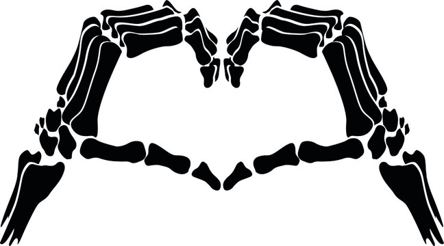 Heart Hand Gesture Skeleton 