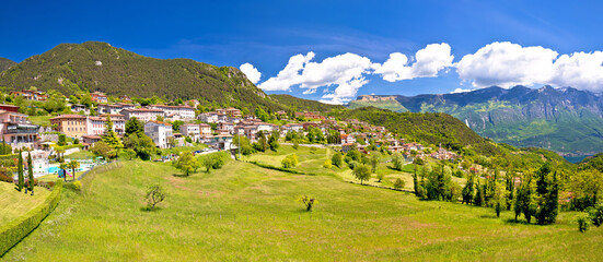 Fototapeta na wymiar Idyllic village of Vesio in Dolomites Alps above Limone sul Garda