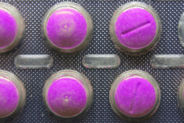Medicamento, pastillas rosas