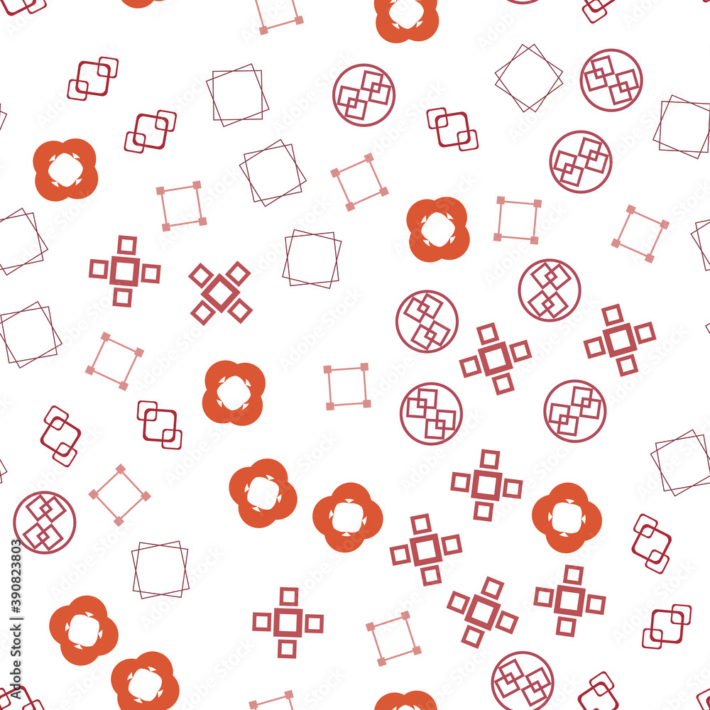 Poster colorful pattern with different shapes objects. texture background for textile, print, paper, fabric