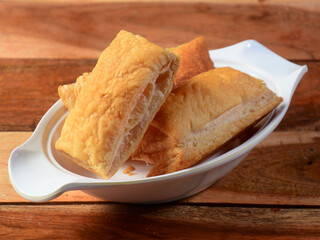 Indian Tea Time Breakfast Bombay Khari also Know as Bombay Kharee, Khari Biscuit or Salty Puff...