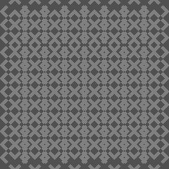 Traditional geometric seamless pattern, texture background with dark color. Suitable for arts and decorative printing such as covers, banners, fabrics and clothing. Vector