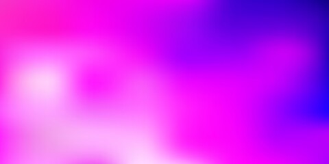 Light purple, pink vector blur backdrop.