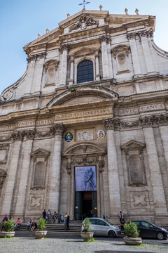 The church of Gesu in Rome