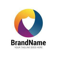 Abstract logo icon vector template.