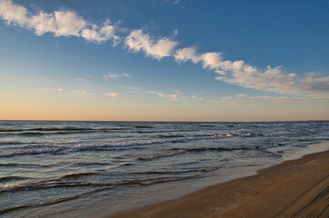 千里浜, 夕焼け, 海岸, 海, 浜, 太陽, 夕陽