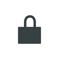 Black and white isolated illustration of bag icon