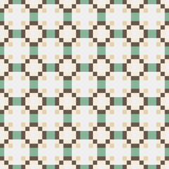 Abstract Cross Pattern Dots Logo generative computational art illustration