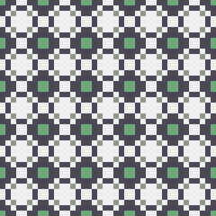 Abstract Cross Pattern Dots Logo generative computational art illustration