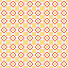 Abstract Cross Pattern Dots Logo generative computational art illustration