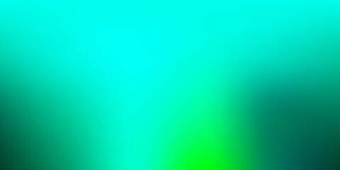 Light Green vector gradient blur template.