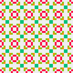 Abstract Cross Pattern Dots Logo generative computational art illustration