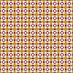 Abstract Cross Pattern Dots Logo generative computational art illustration