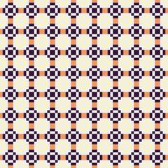 Abstract Cross Pattern Dots Logo generative computational art illustration